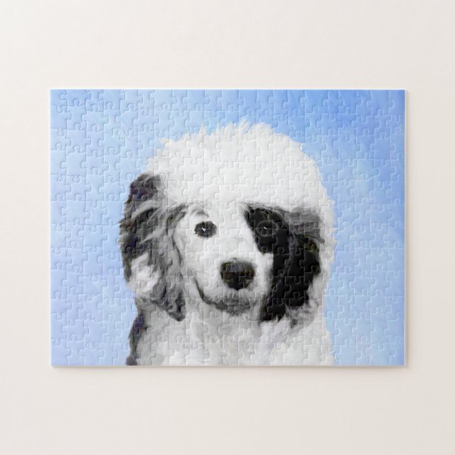 Portugiesisches Dog-Gemälde - Originelle Hundekuns Puzzle (Horizontal)