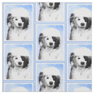 Portugiesisches Dog-Gemälde - Originelle Hundekuns Stoff