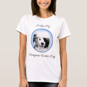 Portugiesisches Dog-Gemälde - Originelle Hundekuns T-Shirt