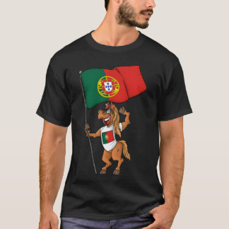 Portugiesisches Fan Horgirl T-Shirt