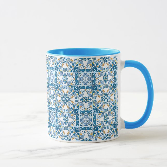 Portugiesisches Flachmuster Tasse (Rechts)