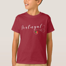 Portugiesisches Flaggen-Herz, Portugal T-Shirt