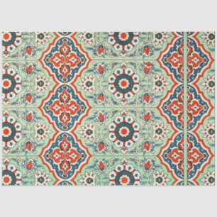 Portugiesisches Fliesengewebe Seidenpapier