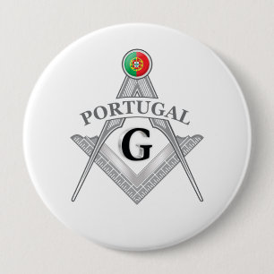 Portugiesisches Freimaurerei-Zeichen Button