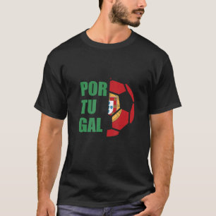 Portugiesisches Fußballnationalteam "Flag Soccer B T-Shirt