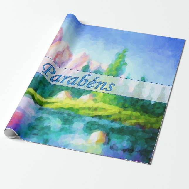 Portugiesisches Geschenkpapier (Ungerollt)