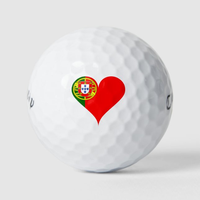 Portugiesisches Herz Golfball (Vorderseite)