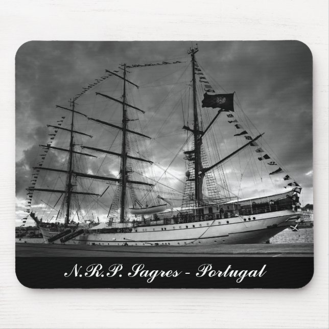 Portugiesisches hohes Schiff mousepad (Vorne)