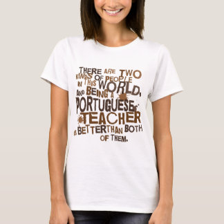 Portugiesisches Lehrer-Geschenk T-Shirt