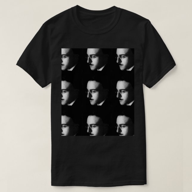 PORTUGIESISCHES MUSTER FERNANDO PESSOA-AUTOR T-Shirt (Design vorne)