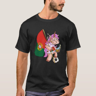 Portugiesisches Party Unicorn T-Shirt