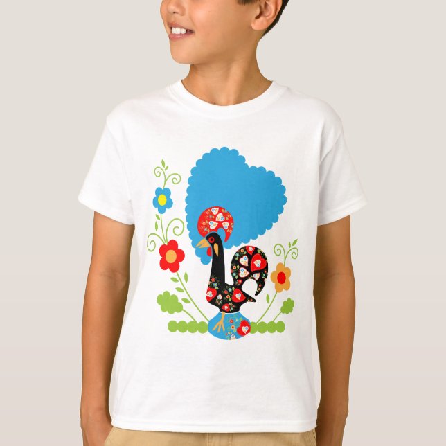 Portugiesisches Rooster T-Shirt (Vorderseite)