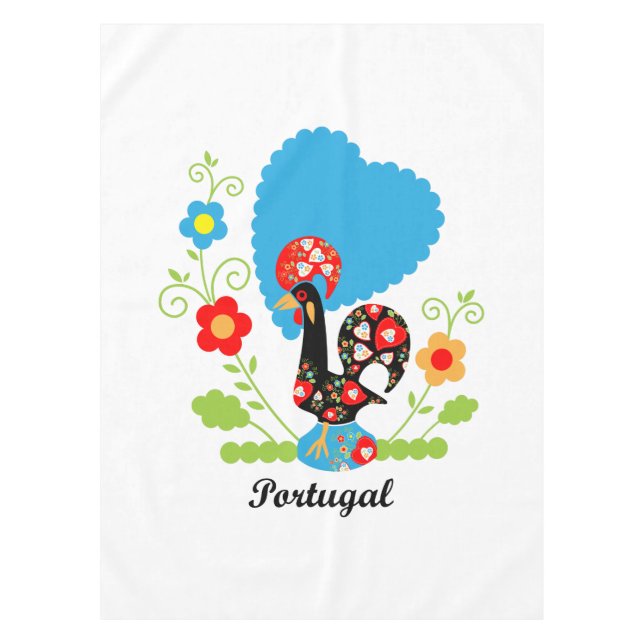 Portugiesisches Rooster Tischdecke (Vorderseite)