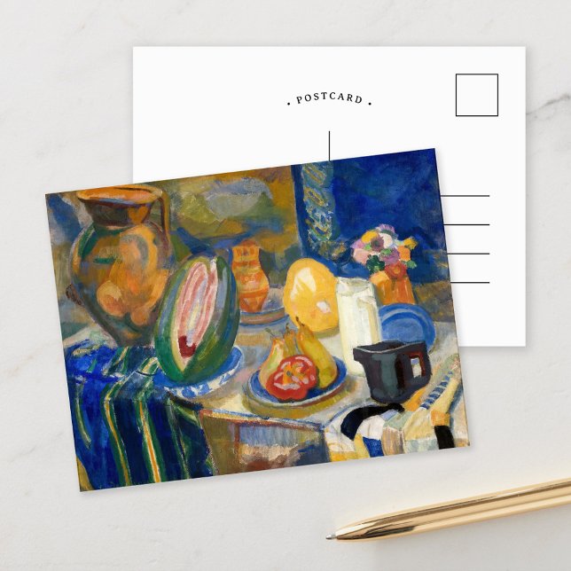 Portugiesisches Stillleben | Robert Delaunay Postkarte (Von Creator hochgeladen)