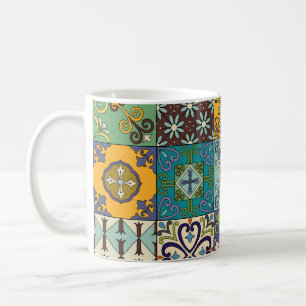Portugiesisches Talavera Tile Design Kaffeetasse