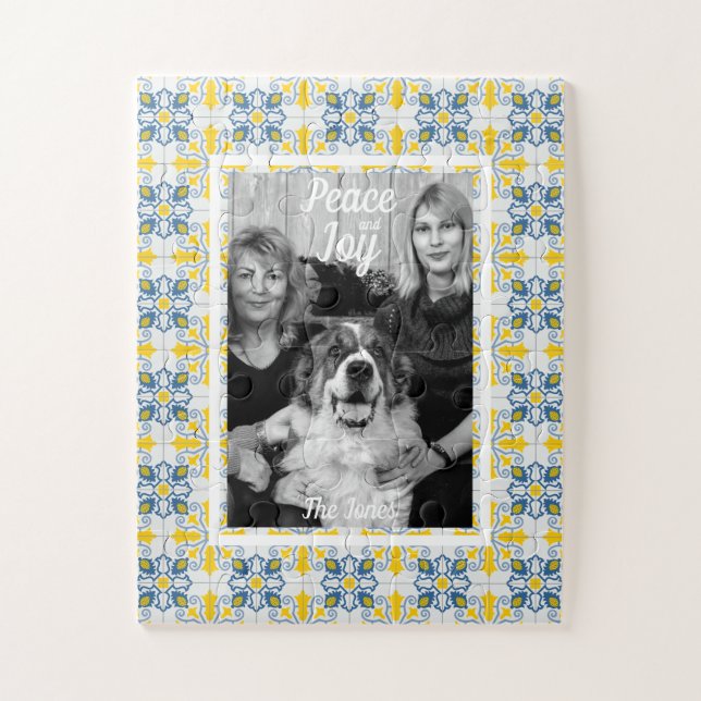 Portugiesisches Tiles-Foto für Weihnachtsferien Puzzle (Vertikal)