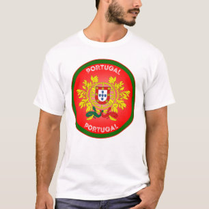 Portugiesisches Wappen Kreisform T-Shirt