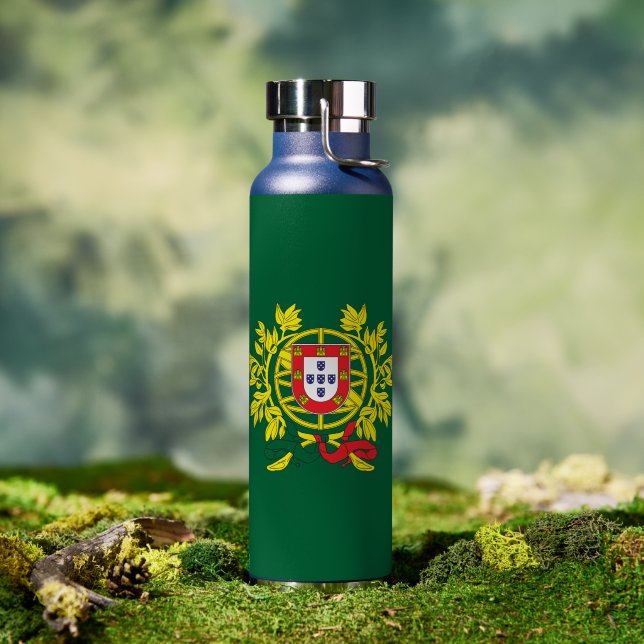 Portugiesisches Wappen Trinkflasche (Außenbereich (gedreht))
