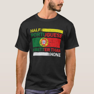 Português Portugal Flag Portugal Fußball Portugies T-Shirt