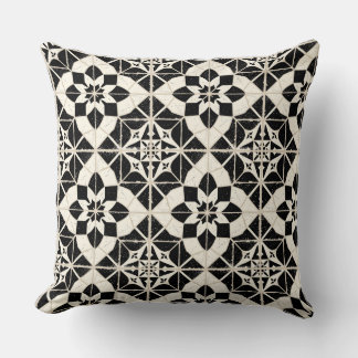 Portuguese Azulejo Tile Pattern Throw Pillow – Bla Kissen
