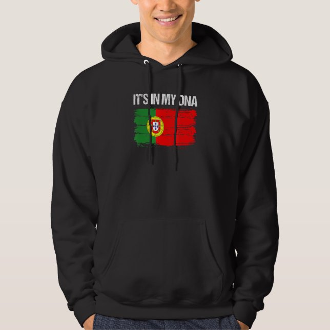 Portuguese It's In My DNA Portugal Flag Hoodie (Vorderseite)