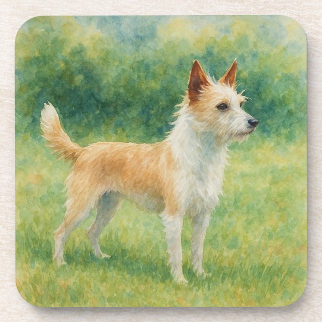 Portuguese Podengo Getränkeuntersetzer (Vorderseite)