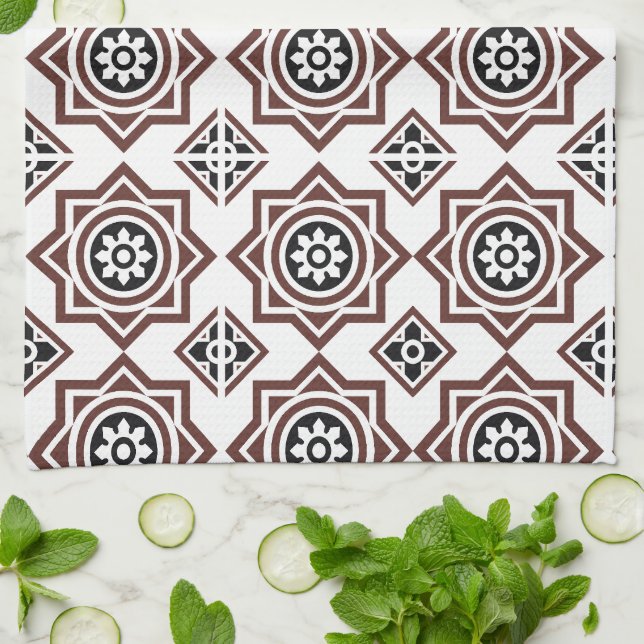 Portuguese tiles 2 - Igreja do Carmo Geschirrtuch (Gefaltet)