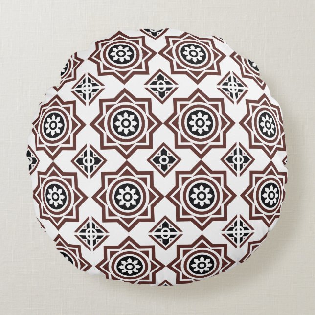 Portuguese tiles 2 - Igreja do Carmo Rundes Kissen (Vorderseite)