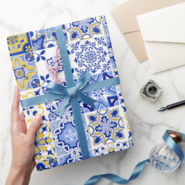 Portuguese Tiles Pattern  Geschenkpapier