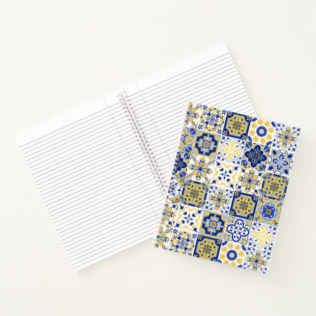Portuguese Tiles Pattern  Notizbuch (Innenseite)