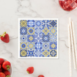 Portuguese Tiles Pattern  Serviette