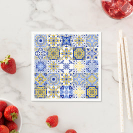 Portuguese Tiles Pattern  Serviette