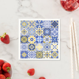 Portuguese Tiles Pattern  Serviette