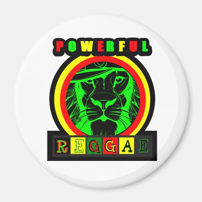 Porwerful Reggae  Magnet (Vorne)