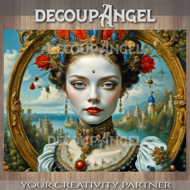 Porzellan Beauty - Decoupage - Seidenpapier (Von Creator hochgeladen)