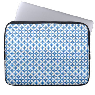 Porzellan Blaues Mosaik Laptopschutzhülle