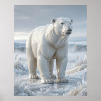Porzellan Eisbär Quarz
