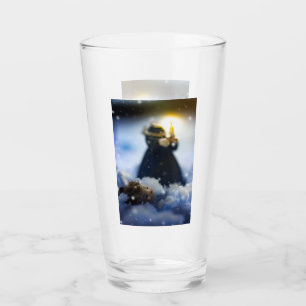 Porzellan im Schnee X Glas