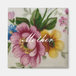 Porzellan Inspiriert bloral Magnet