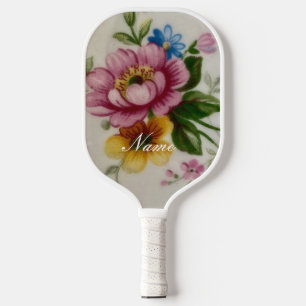 Porzellan Inspiriert bloral Pickleball Schläger