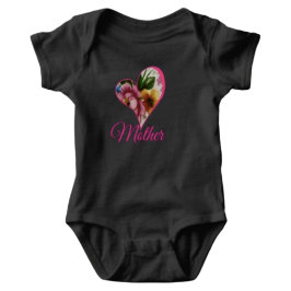 Porzellan-inspirierte Blumen Baby Strampler