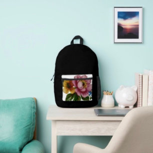 Porzellan inspiriertes Floral Bedruckter Rucksack