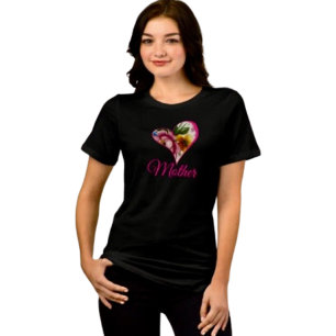 Porzellan inspiriertes Floral Tri-Blend Shirt