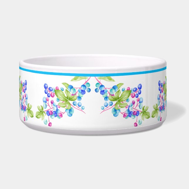 Porzellanbeeren auf einer Salatschale (2) Napf (Vorderseite)