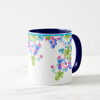 PorzellanBerries auf einer Combo-Tasse Tasse