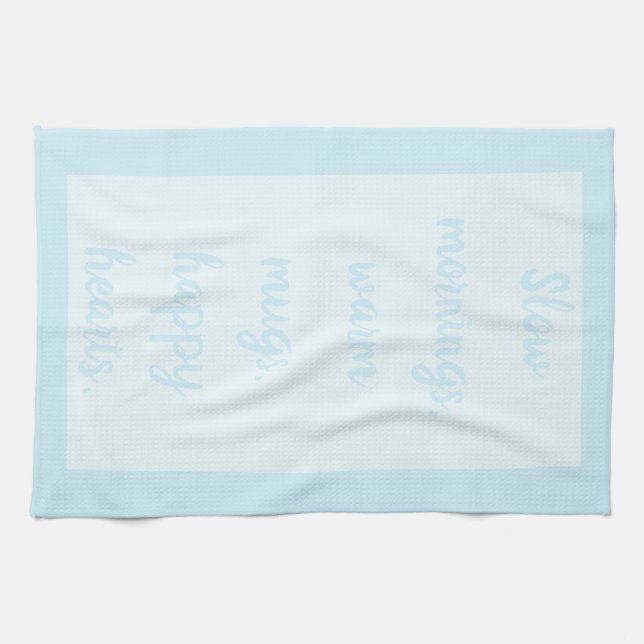 Porzellanblau - weiß geschirrtuch (Horizontal)