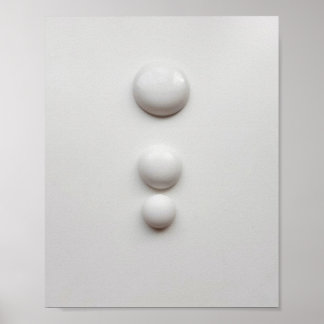 Porzellanhemisphären 1 poster