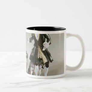 Porzellanzahl von Frederick II von Preußen Zweifarbige Tasse