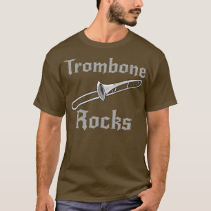 Posaune Rocks Posaunist Goth Heavy Rock Blech Mu T-Shirt