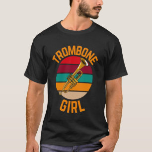 Posaunen Mädchen, Lustige Posaune T-Shirt